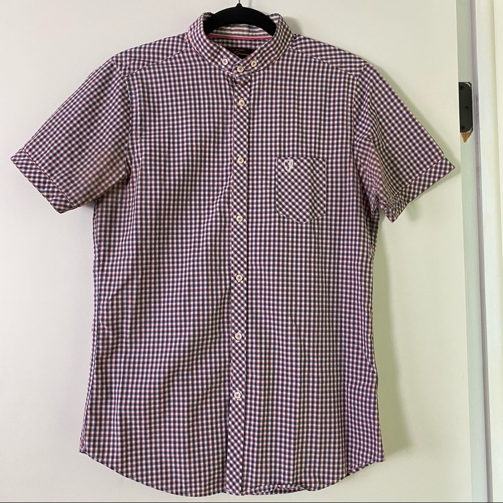 Men’s Ben Sherman Gingham Short Sleeve Shirt